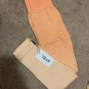 Brand new with tags Ombré orange ABYL leggings